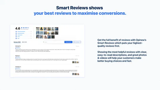 Opinew Product Reviews App UGC screenshot