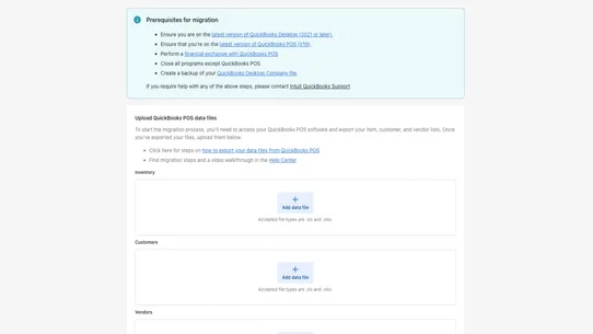 QuickBooks Desktop Connector screenshot