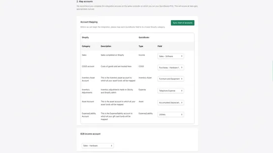 QuickBooks Desktop Connector screenshot