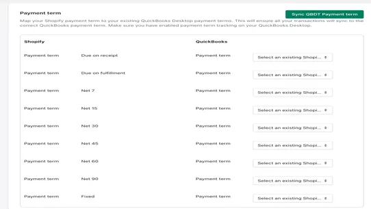 QuickBooks Desktop Connector screenshot