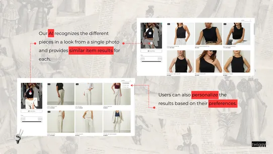 Twiggy: Fashion Visual Search screenshot