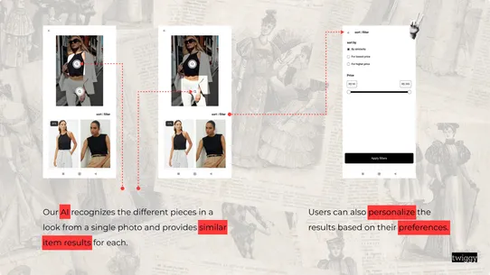 Twiggy: Fashion Visual Search screenshot