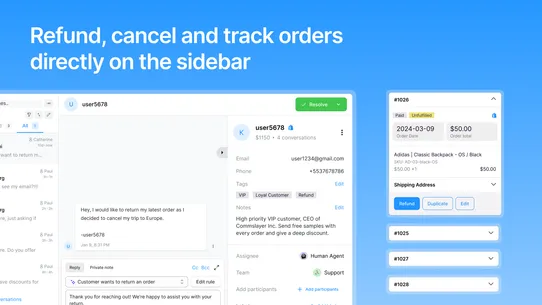 Commslayer ‑ Helpdesk &amp; Chat screenshot