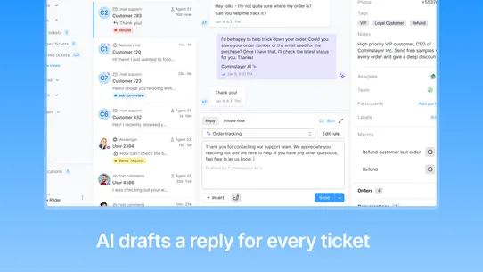 Commslayer ‑ Helpdesk &amp; Chat screenshot