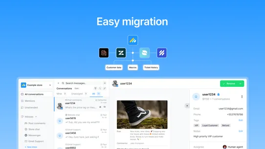 Commslayer ‑ Helpdesk &amp; Chat screenshot