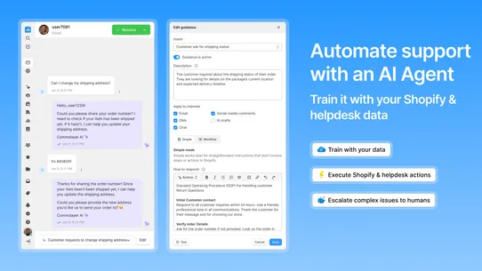 Commslayer ‑ Helpdesk &amp; Chat screenshot