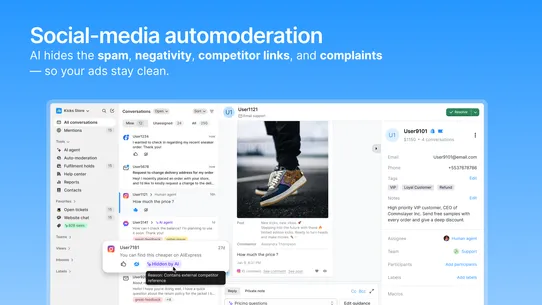 Commslayer ‑ Helpdesk &amp; Chat screenshot