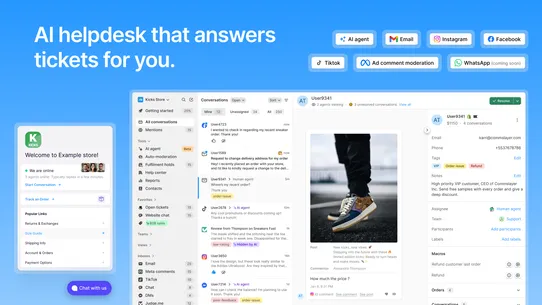 Commslayer ‑ Helpdesk &amp; Chat screenshot