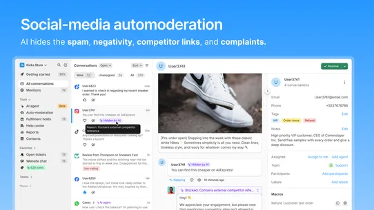 Commslayer ‑ Helpdesk &amp; Chat screenshot