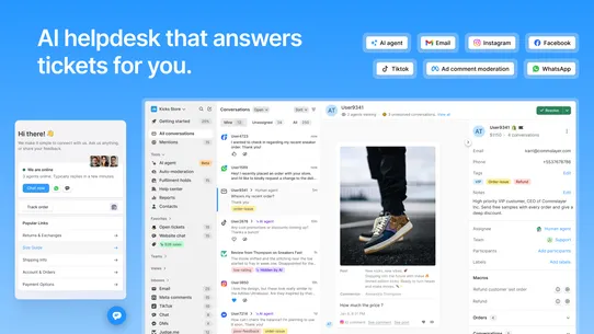 Commslayer ‑ Helpdesk &amp; Chat screenshot