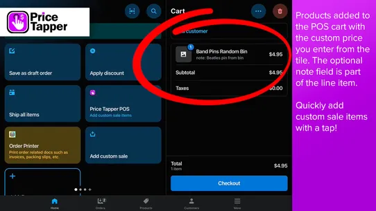 Price Tapper POS screenshot