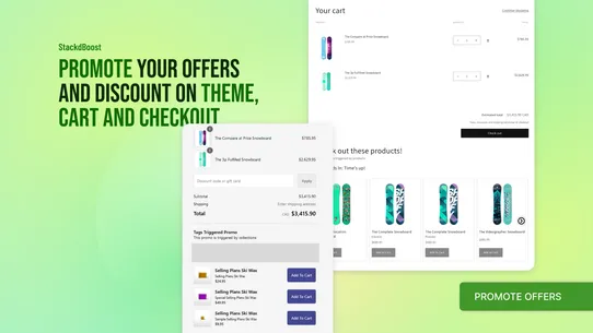 StackdBoost: Cart and Checkout screenshot