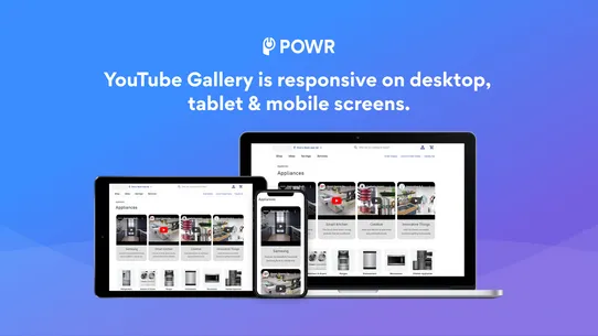 POWR YouTube Video Gallery screenshot