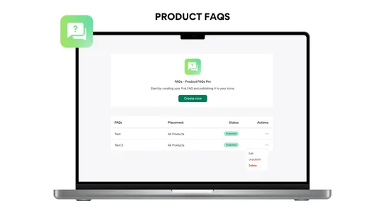 FAQs ‑ Product FAQs Pro screenshot