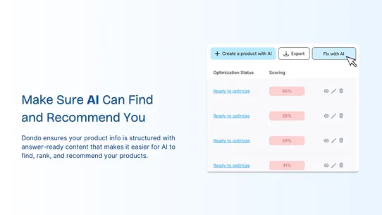 DONDO: AI for SEO &amp; Listings screenshot