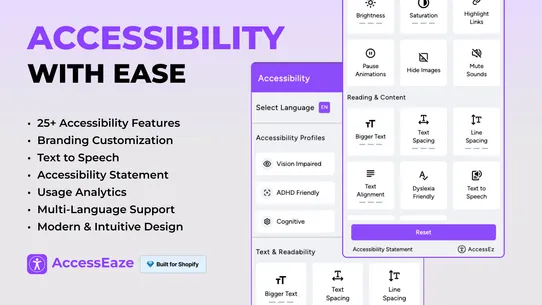 AccessEz Accessibility Widget screenshot