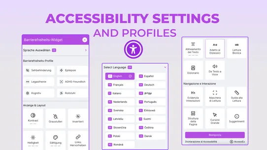 AccessEz‑ Accessibility Widget screenshot