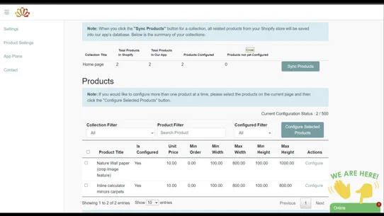 MH Smart Size Price Calculator screenshot