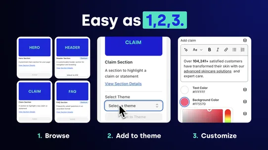 Baseline: CRO Theme Sections screenshot