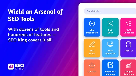 SEO King screenshot