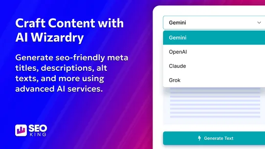 SEO King screenshot