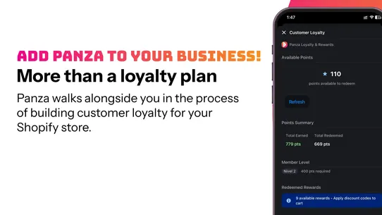Panza ‑ Loyalty and Rewards screenshot