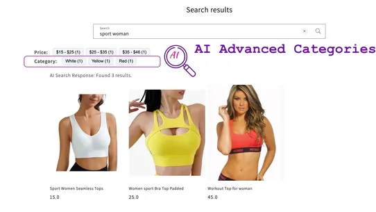AI Advanced Search screenshot