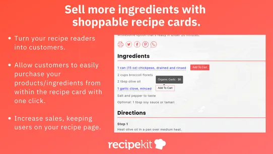 Recipe Kit ‑ Blog Post Recipes screenshot