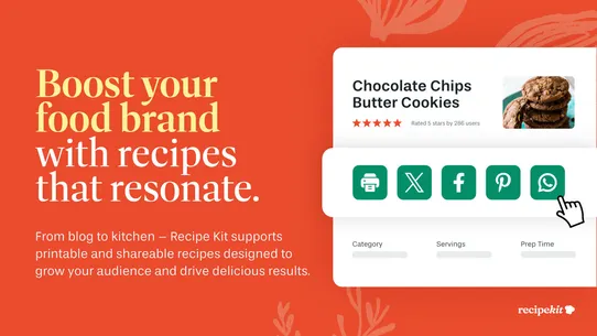 Recipe Kit ‑ Blog Post Recipes screenshot
