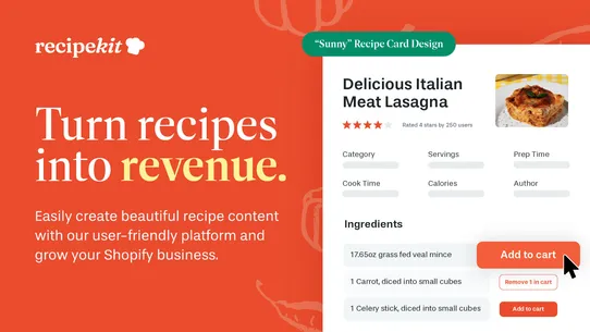 Recipe Kit ‑ Blog Post Recipes screenshot