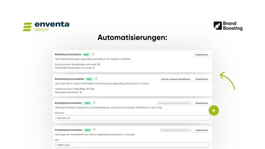 enventa DIAMOD Connector screenshot