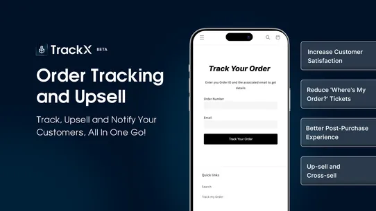 TrackX ‑ Order Tracking screenshot