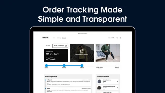 TrackX ‑ Order Tracking screenshot