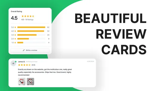 FiveStar Product Reviews screenshot