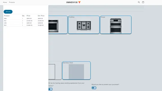 Logik‑ Product Configuration screenshot