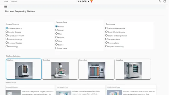 Logik‑ Product Configuration screenshot