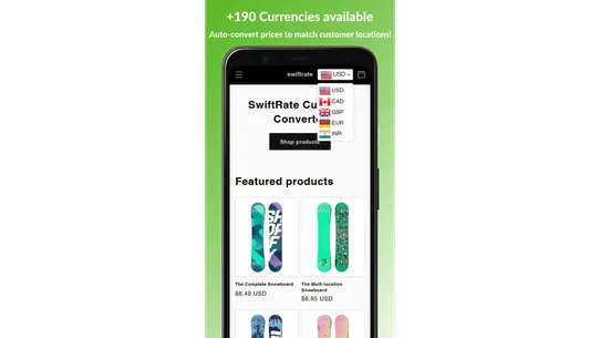 SwiftRate ‑ Currency Converter screenshot