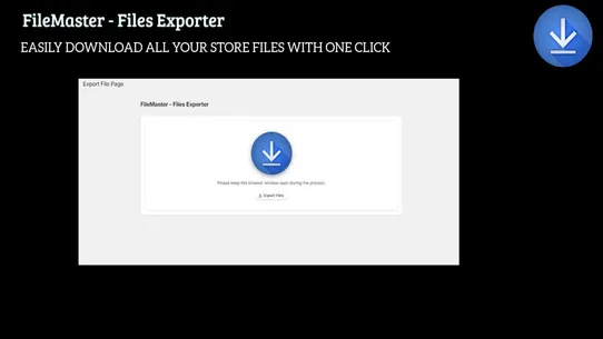 FileMaster ‑ Files Exporter screenshot