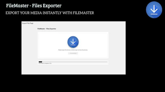 FileMaster ‑ Files Exporter screenshot