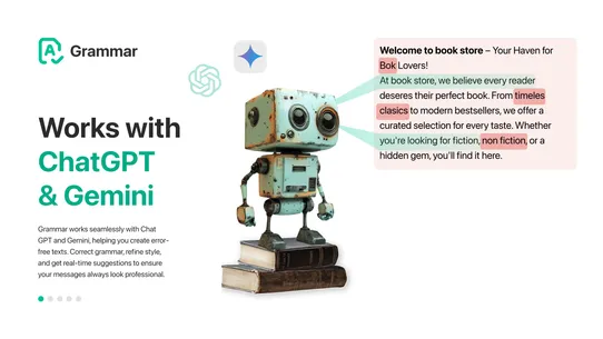 ChatGPT &amp; Gemini AI—Grammar screenshot