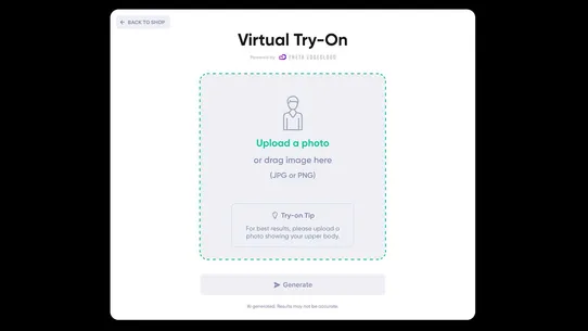 AI Virtual Try‑On by EdgeCloud screenshot