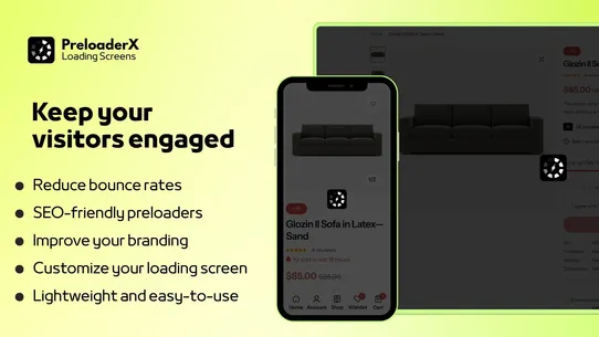 PreloaderX: Keep Them Engaged screenshot