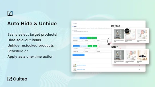 Ouiteo: Hide Sold Out screenshot