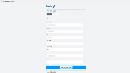 Posta Delivery screenshot