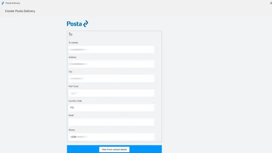 Posta Delivery screenshot