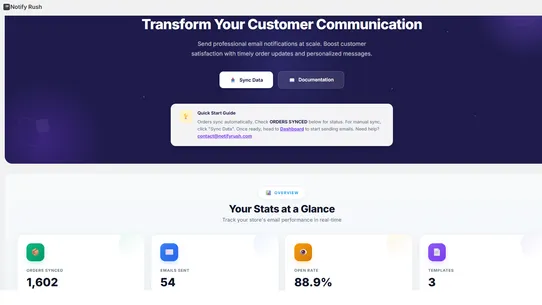 Notify Rush screenshot