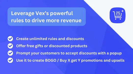 Vex Auto Add To Cart Free Gift screenshot