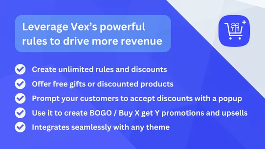 Vex: Auto Add To Cart Rules screenshot