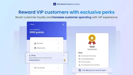 BLOY Loyalty Program Rewards screenshot