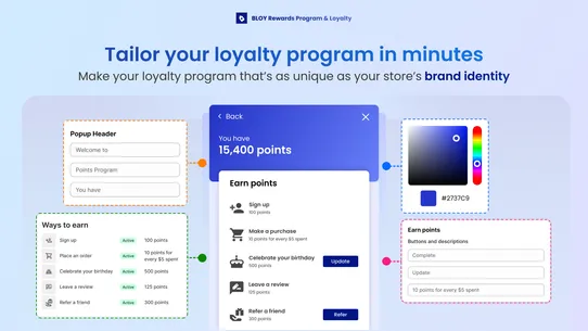 BLOY Loyalty Program Rewards screenshot